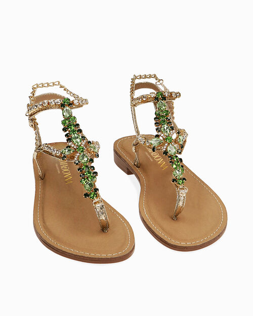 ZAPATOS FLAT SINTETICO PIEL VIBORA OROG, GOLD