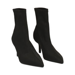 Tronchetti negros con tacón de 7 cm para mujer, Primadonna, 264972601LYNERO035, 003 preview