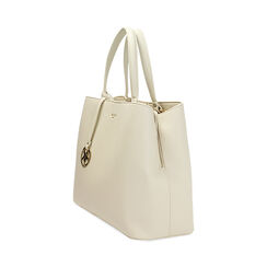Bolso de mano crema con bandolera removible, Bolsos, 275701419EPPANNUNI, 003 preview