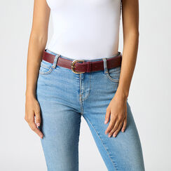 Cintura bordeaux in materiale sintetico, Primadonna, 26B413701EPBORDUNI, 002a