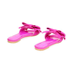 Sandalias planas fucsias en lycra, Primadonna, 234922801LYFUCS039, 003 preview