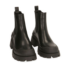 Chelsea boots chunky neri , Primadonna, 203013202EPNERO035, 002a