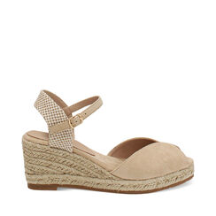 Alpargatas beige tac&oacute;n 7 cm elegantes, Primadonna, 274953902MFBEIG035, 001a