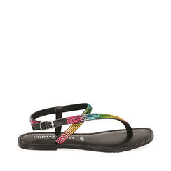 ZAPATOS FLAT SUEDE NERO, Primadonna, 19A908154CMNERO036, 001a