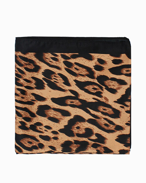 Foulard da donna leopard-marrone, 