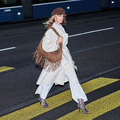 Manteau crème en tissu avec des détails élégants, Primadonna, 261950802TSPANNM, 002 preview