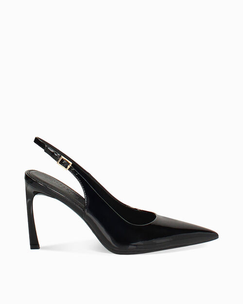 WOMEN SHOES CHANEL SYNTHETIC PATENT NERO, BLACK