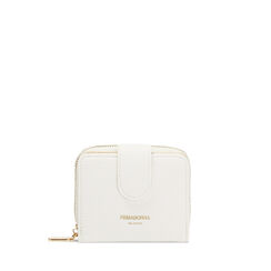 Cartera mujer blanca pequeña, Primadonna, 255700502EPBIANUNI, 001a