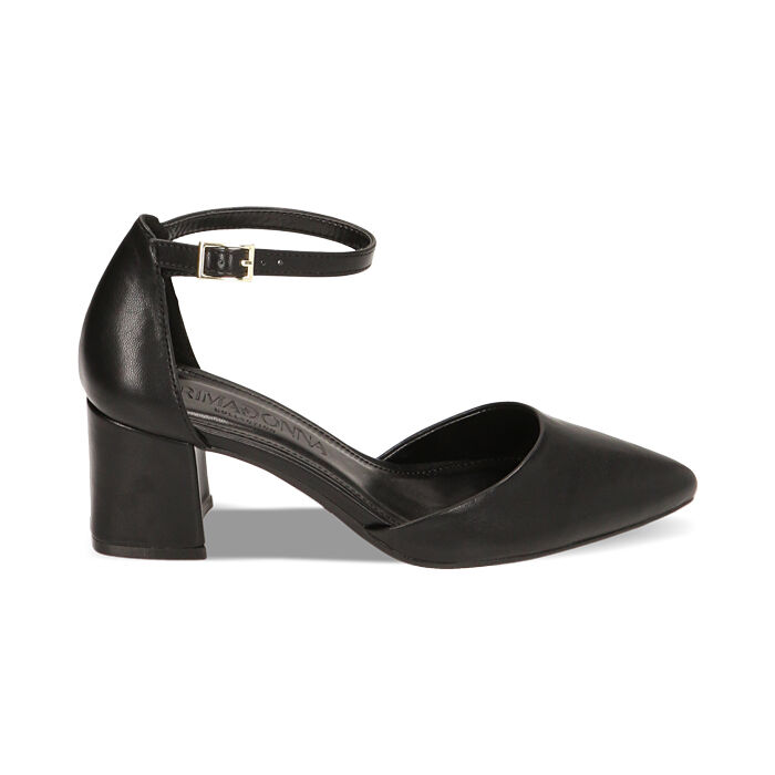 Escarpin cuir noir talon 6 cm hot sale