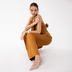 Deco slingback oro tacco 8,4 cm, Primadonna, 272131410TROROG036, 002 preview