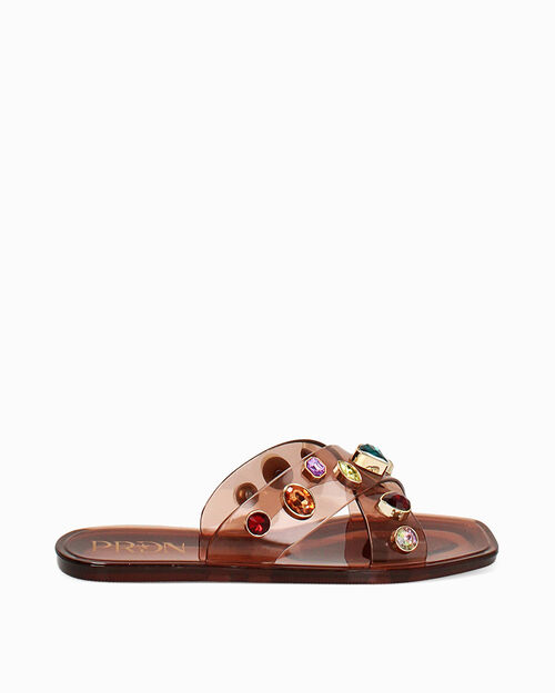 Sandali mare marroni essenziali, BROWN