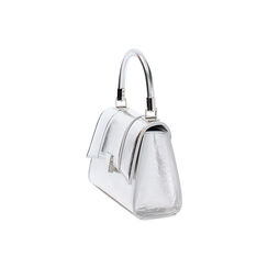 Mini sac femme argent en laminé, Primadonna, 255126063LMARGEUNI, 003 preview