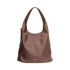 Borsa a spalla testa di moro con tre tasche interne, Primadonna, 265700553EPMOROUNI, 001 preview