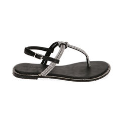CALZATURA SANDALI BASSI SINTETICO NERO, Primadonna, 214928170EPNERO036, 001 preview