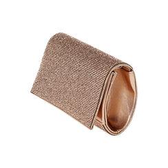 Clutch mujer rosa dorada laminada con piedras, Primadonna, 255108825LPRAORUNI, 003 preview