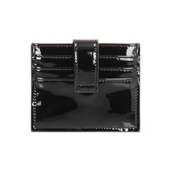 Portafoglio donna nero in vernice, Primadonna, 255127712VENEROUNI, 003 preview