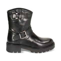 Bikers noirs en cuir, Primadonna, 24N532028PENERO035, 001 preview