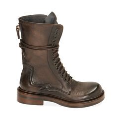 Anfibi testa di moro in pelle, Primadonna, 205317427PEMORO035, 001a