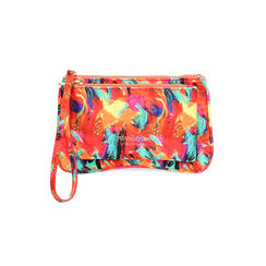 Porte-monnaie femme multicolore-orange en satin, Primadonna, 255126252RSMUARUNI, 001 preview