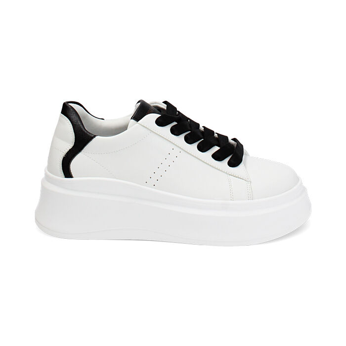 Zapatillas deportivas blancas con suela de material sintético., Primadonna, 262826220EPBIAN035