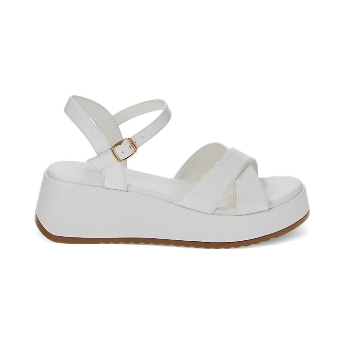 Compensees blanches femme Primadonna Collection