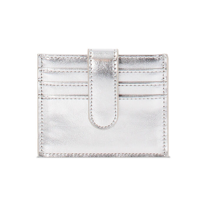 Portafoglio donna argento laminato, Primadonna, 255127712LMARGEUNI