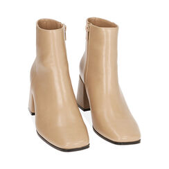 Ankle boots beige, tacco 7 cm , Special Price, 204988212EPBEIG037, 002 preview
