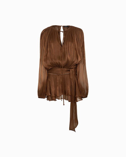 Robe marron fonc&eacute; avec &eacute;l&eacute;gance urbaine, DK BROWN