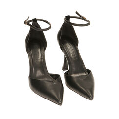 ZAPATOS OPEN SHANK SINTETICO NERO, Primadonna, 212126333EPNERO036, 002a