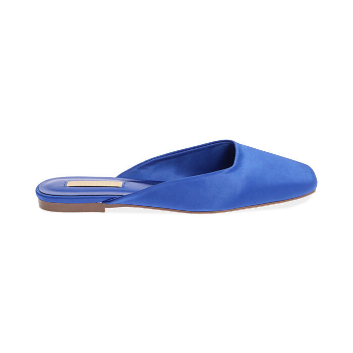 Sabot blu in raso | Primadonna Collection