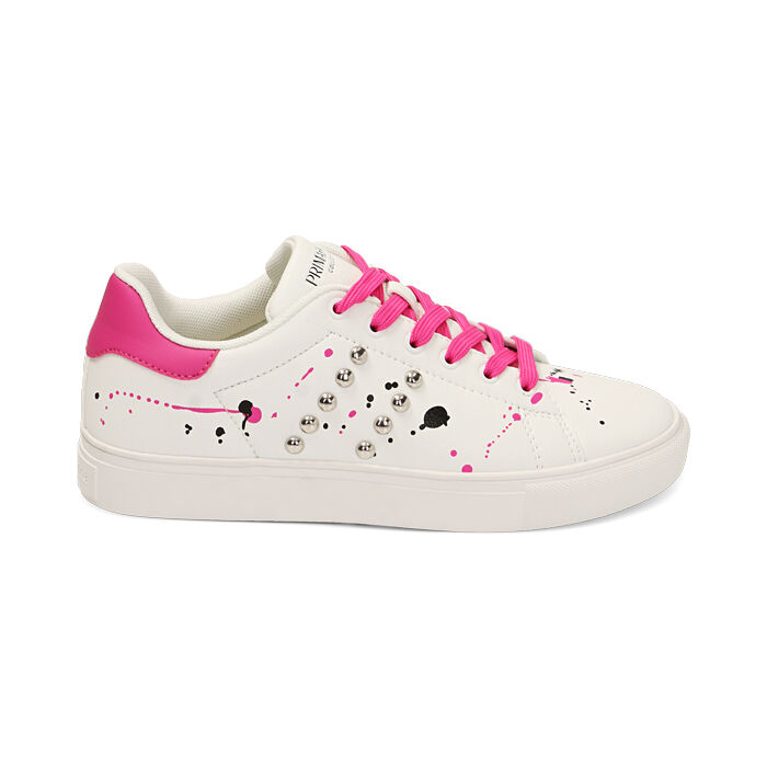 Sneakers donna bianche con borchie Primadonna Collection