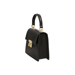 Mini bag nera con tracolla removibile, Borse, 275126769EPNEROUNI, 003 preview