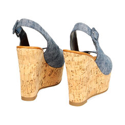 Zeppe jeans in sughero, Ultime occasioni, 234907982TSJEAN041, 003 preview