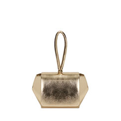 Mini bag oro laminato, Primadonna, 215102428LMOROGUNI, 001a