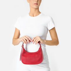 Mini bolso de mujer rojo entrelazado, Primadonna, 255125841EIROSSUNI, 002a