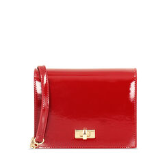 Mini bag rossa in vernice, Primadonna, 245126053VEROSSUNI, 001a