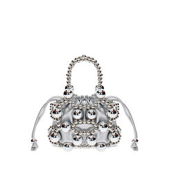 Mini sac femme argent en métal, Primadonna, 255109930MTARGEUNI, 001a