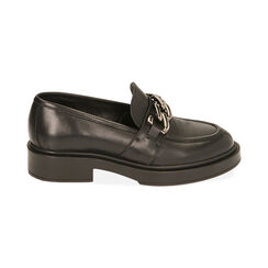 ZAPATOS MOCASIN PIEL NERO, Primadonna, 20B813502PENERO036, 001 preview