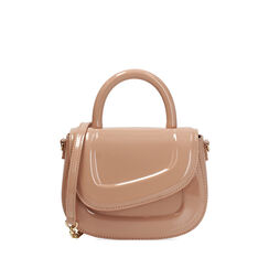Mini bag nude con tracolla removibile, Borse, 275126810VENUDEUNI, 001a