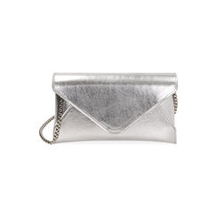 Borsa a tracolla argento laminato, Primadonna, 215124695LMARGEUNI, 001 preview