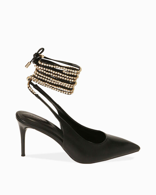 CALZATURA DECO. SLINGBACK SINTETICO NERO