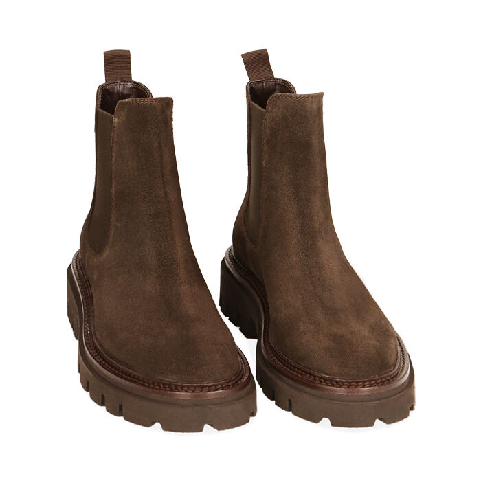 Stivaletti chelsea camoscio clearance