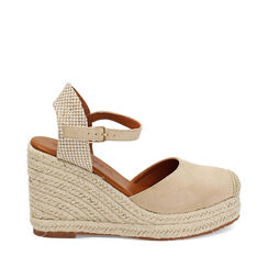 Campesine mujer beige en microfibra, Primadonna, 254920102MFBEIG035, 001a