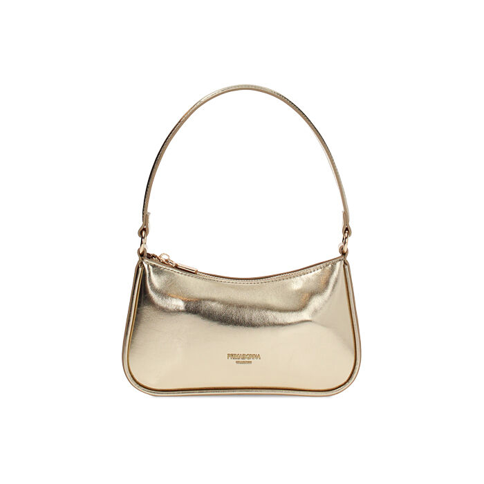 Mini bag oro con tracolla removibile, Primadonna, 275130169LMOROGUNI