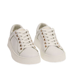 Sneakers blanches , SOLDES, 190625501EPBIAN036, 002a