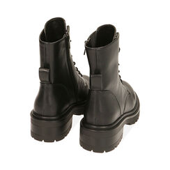 Botas militares negras, tacón de 5 cm., Primadonna, 200624806EPNERO035, 003 preview