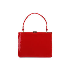 Mini bag donna rossa in vernice, Primadonna, 255126041VEROSSUNI, 004 preview