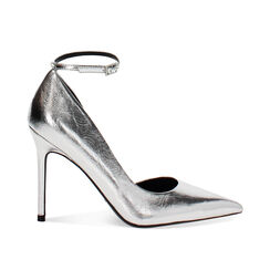 Décolleté open shank argento con tacco 10,7 cm, Primadonna, 262102021LMARGE035, 001 preview