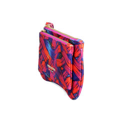 Portamonete donna multicolor-blu in raso, Primadonna, 255126252RSMUBAUNI, 002 preview