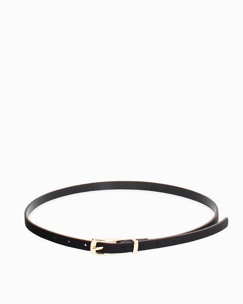 Cintura nera con dettaglio urban chic, BLACK